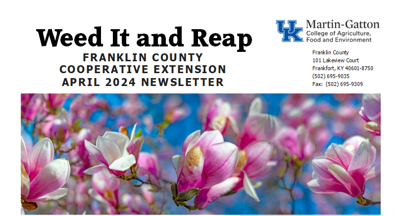 Weed It And Reap Newsletter April 2024