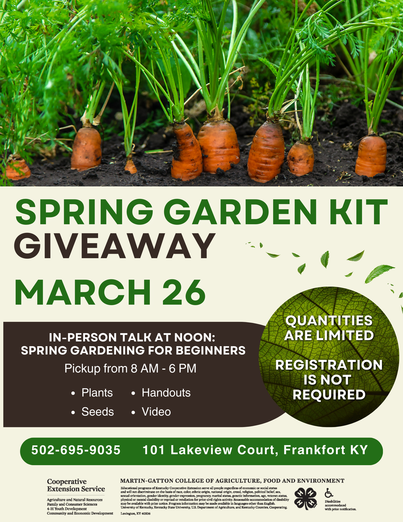 Spring garden kit giveaway