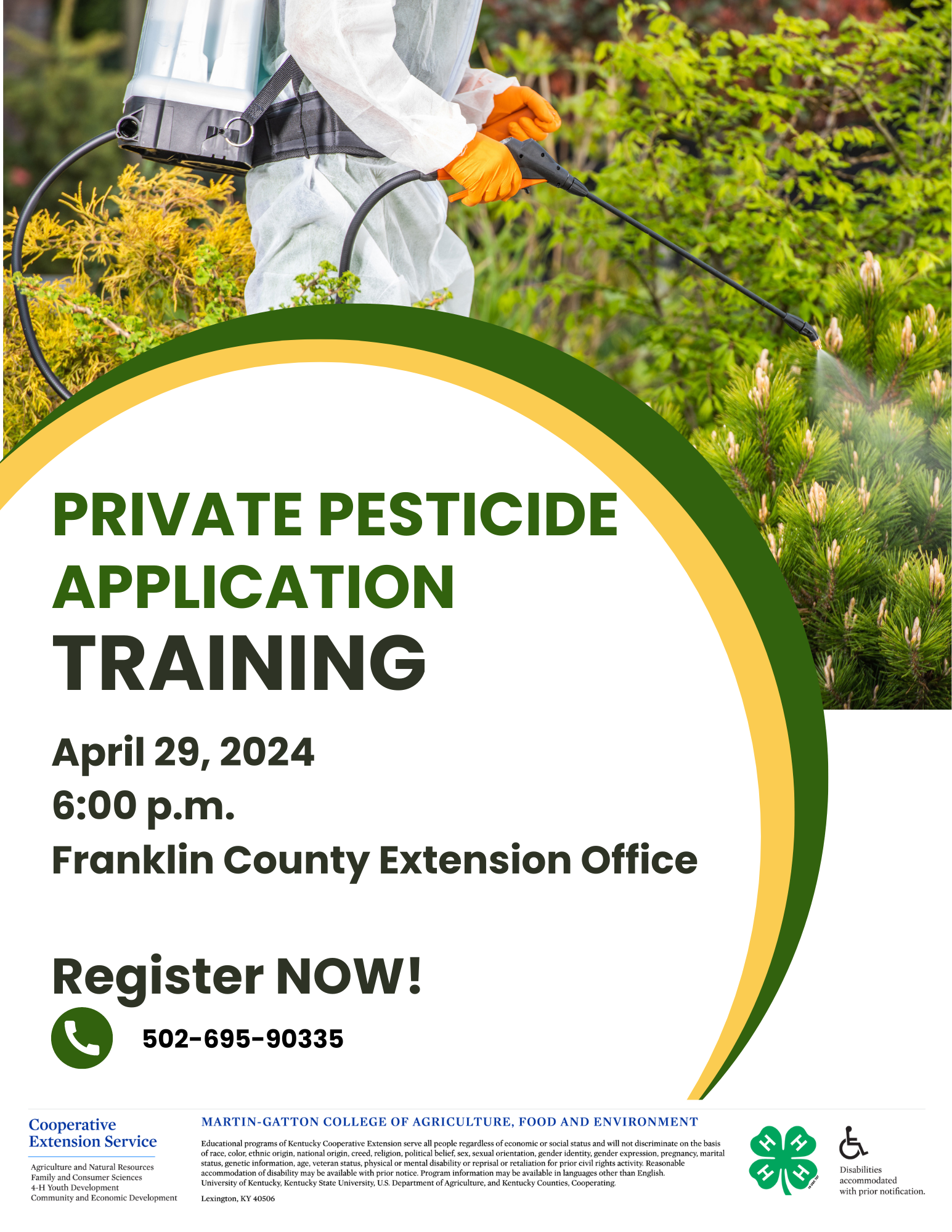 Private Pesticide Application Training image