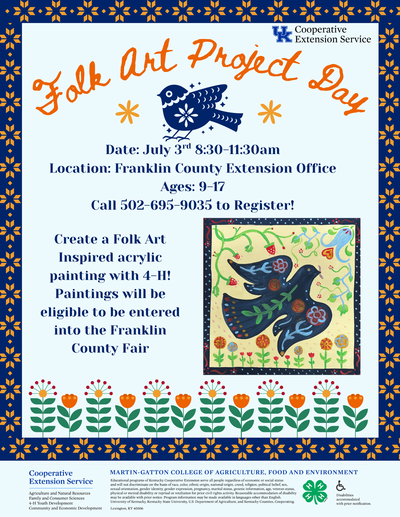 Folk Art Project Day