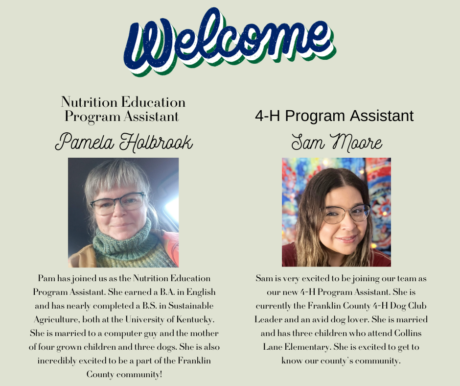 Welcome Franklin County Program Assistants image