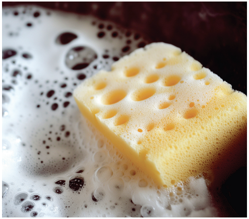 soapy sponge image