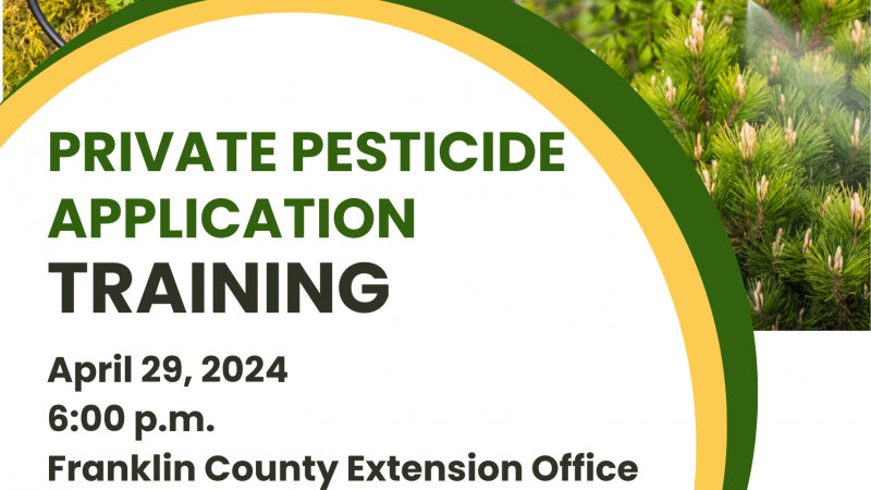 Private Pesticide Application Training image