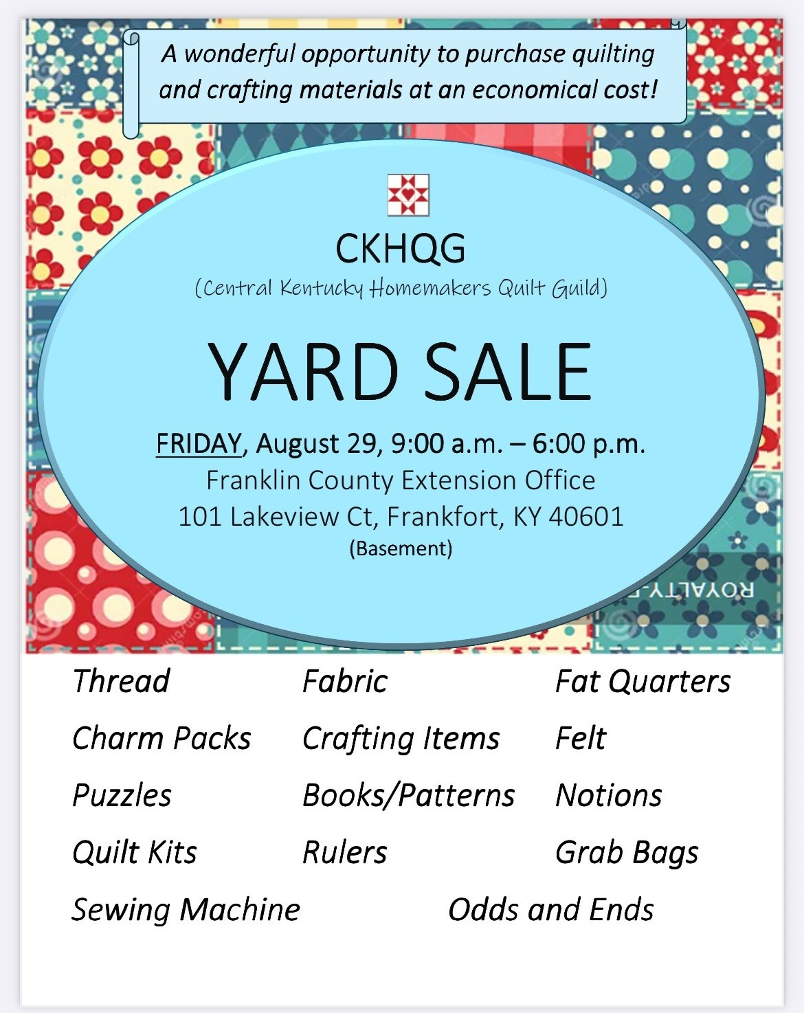 CKHQG yard sale